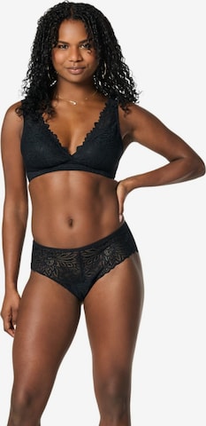 Moodies Undies Slip 'Hipster Lace everyday' in Zwart: voorkant
