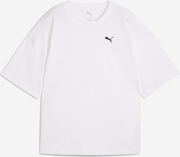 Maglietta 'Wardrobe Ess' di PUMA in bianco: frontale