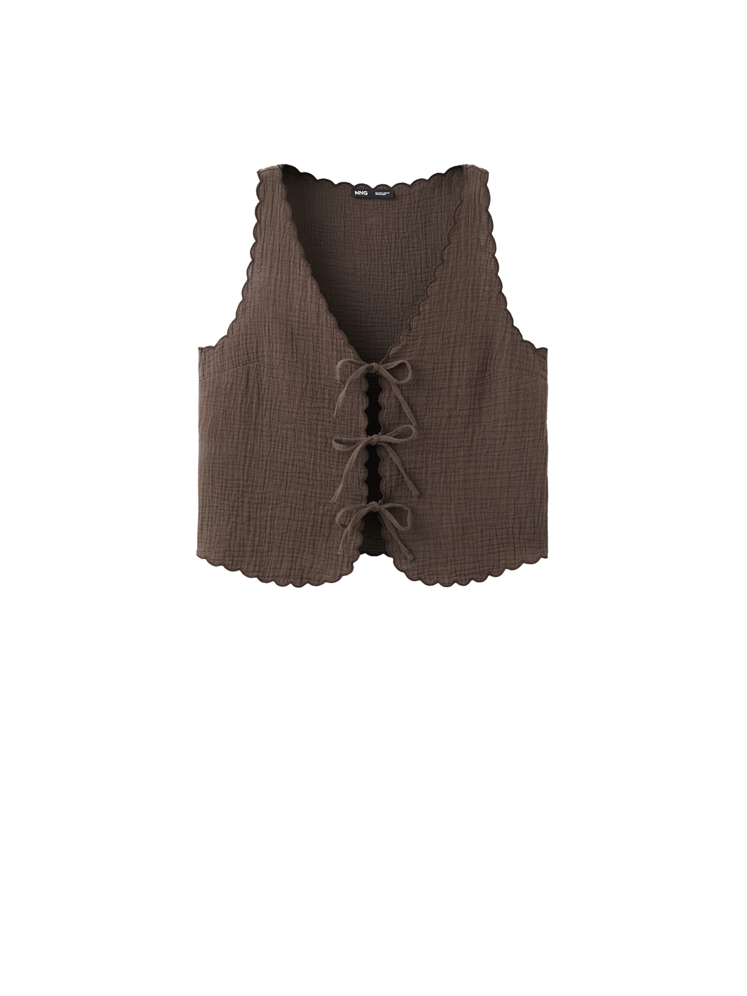 csokoládé MANGO Top 'CORFU' - XS, Termék nézet