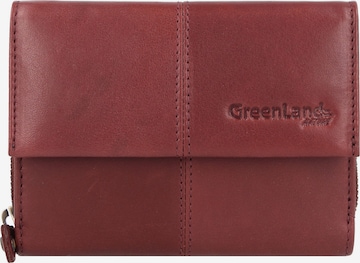 Greenland Nature Wallet 'Nature Soft' in Red: front