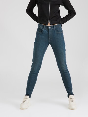 Skinny Jean 'Lhana' G-Star RAW en bleu : devant