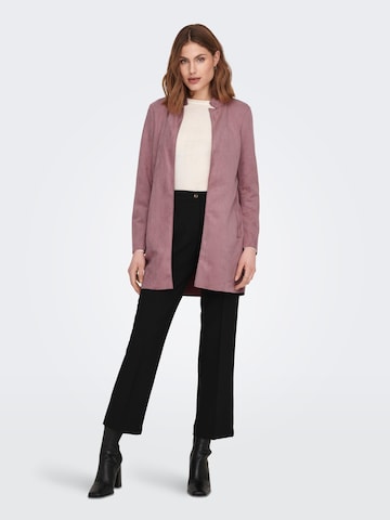 Manteau mi-saison 'Soho' ONLY en rose : devant