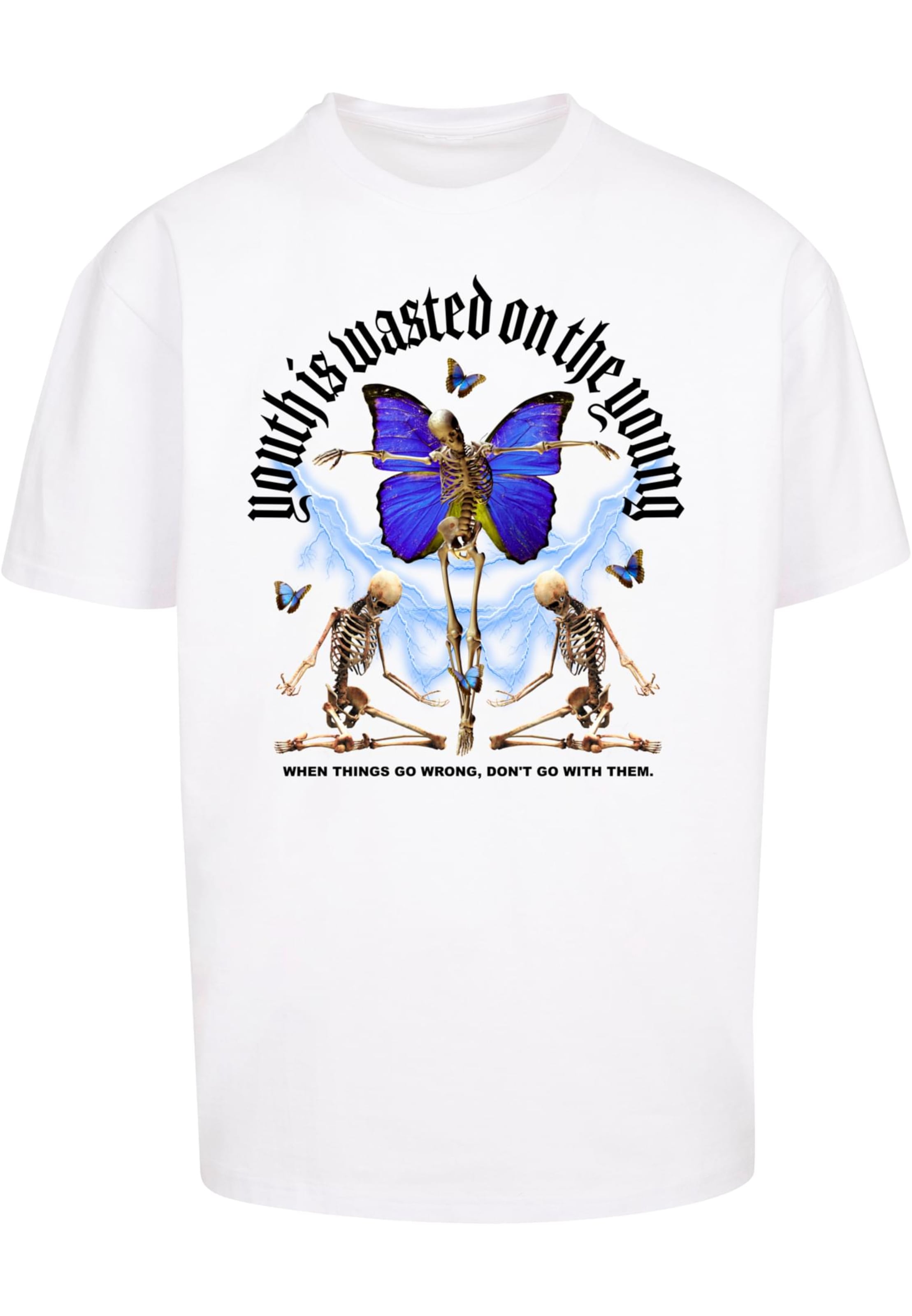 Lost Youth Paita värissä valkoinen: etupuoli