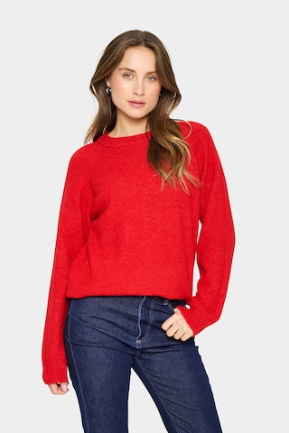 SAINT TROPEZ - Jersey 'Garbie' en rojo: frente