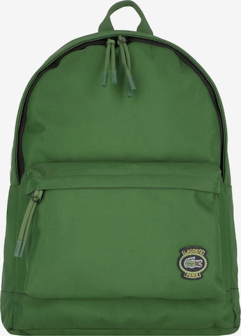 LACOSTE Backpack in Green: front