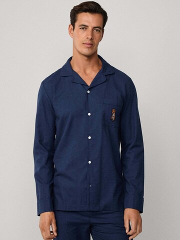 Hackett London Pyjama lang in Blauw