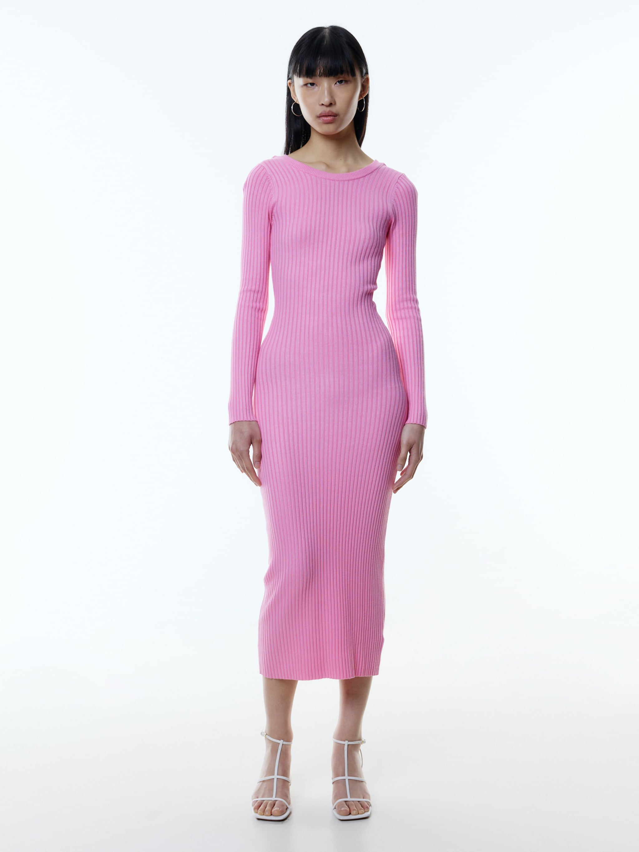 EDITED Producten Gebreide jurk 'Oline' Pink
