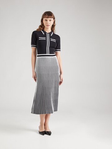 Karl Lagerfeld Knit dress 'Essential' in Black: front