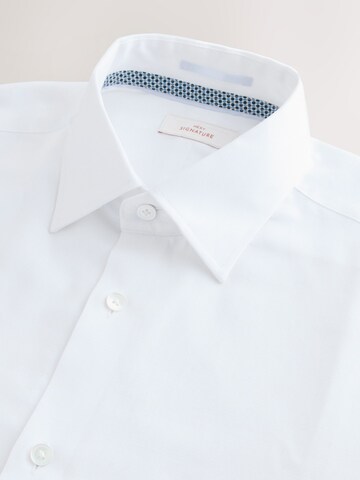 Next Slim fit Button Up Shirt in White