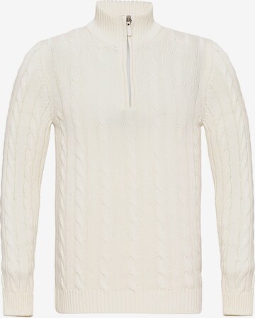 Pull-over Felix Hardy en blanc : devant