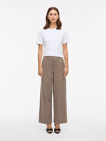 VILA Wide leg Broek 'VIVarone' in Bruin