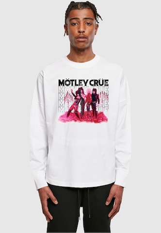 Merchcode Shirt 'Motley Crue - Mauve' in Weiß: predná strana