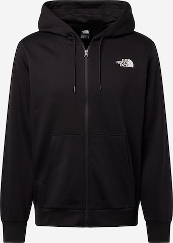 THE NORTH FACE Кофта на молнии 'SIMPLE DOME' в Черный: спереди