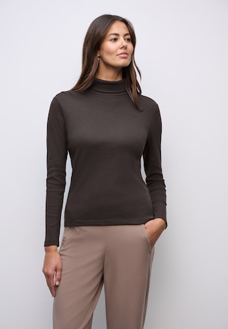 STREET ONE Shirt in Brown: front