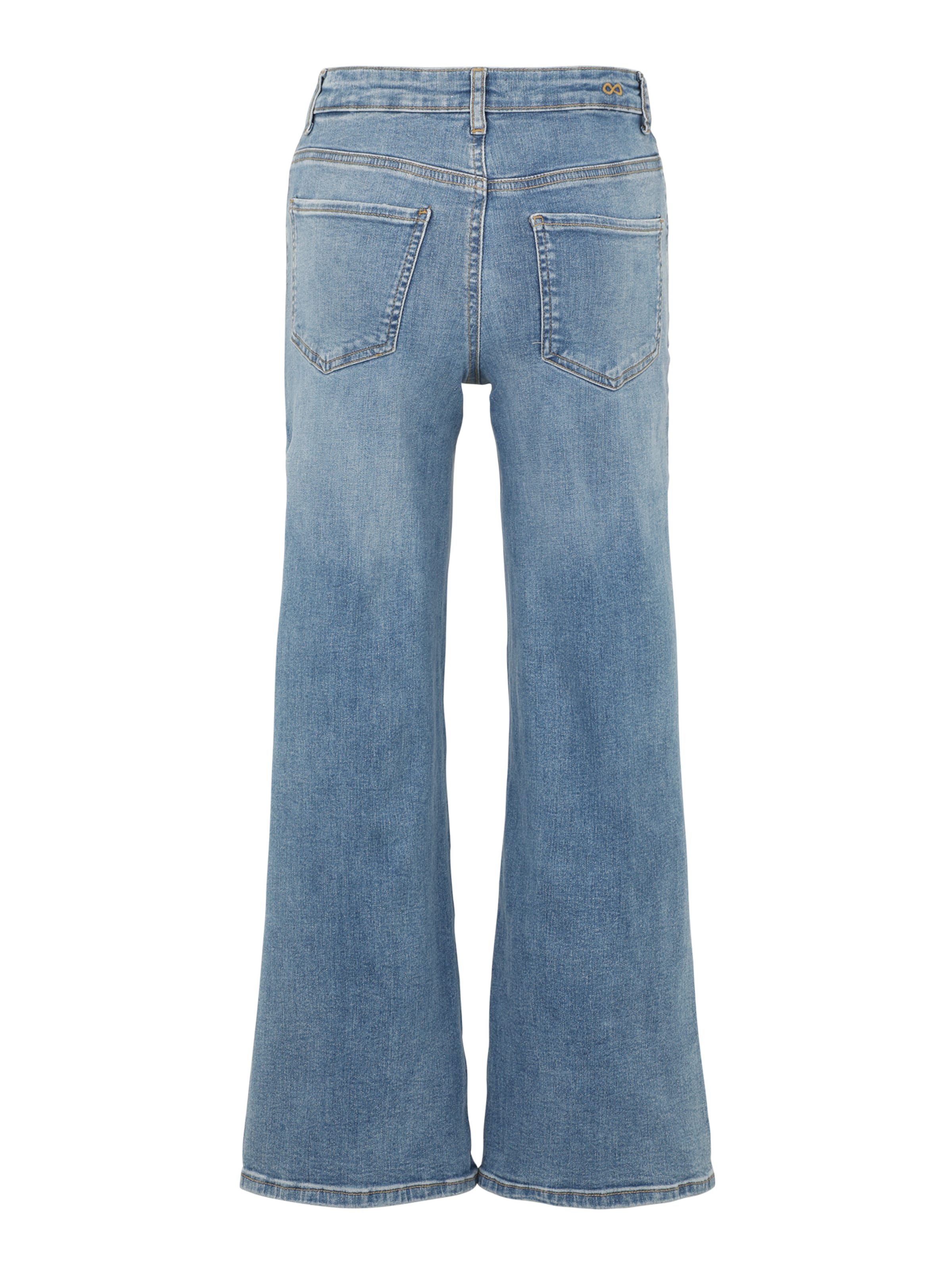 JDY Petite Wide leg Jeans 'JDYFELINA-FINA' in Blue