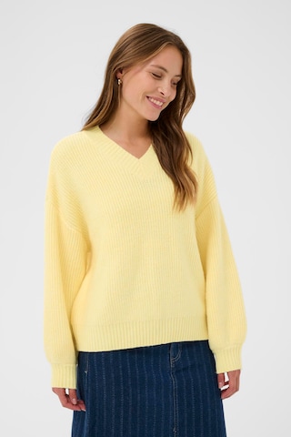 SAINT TROPEZ Sweater 'OttolineSZ' in Yellow: front