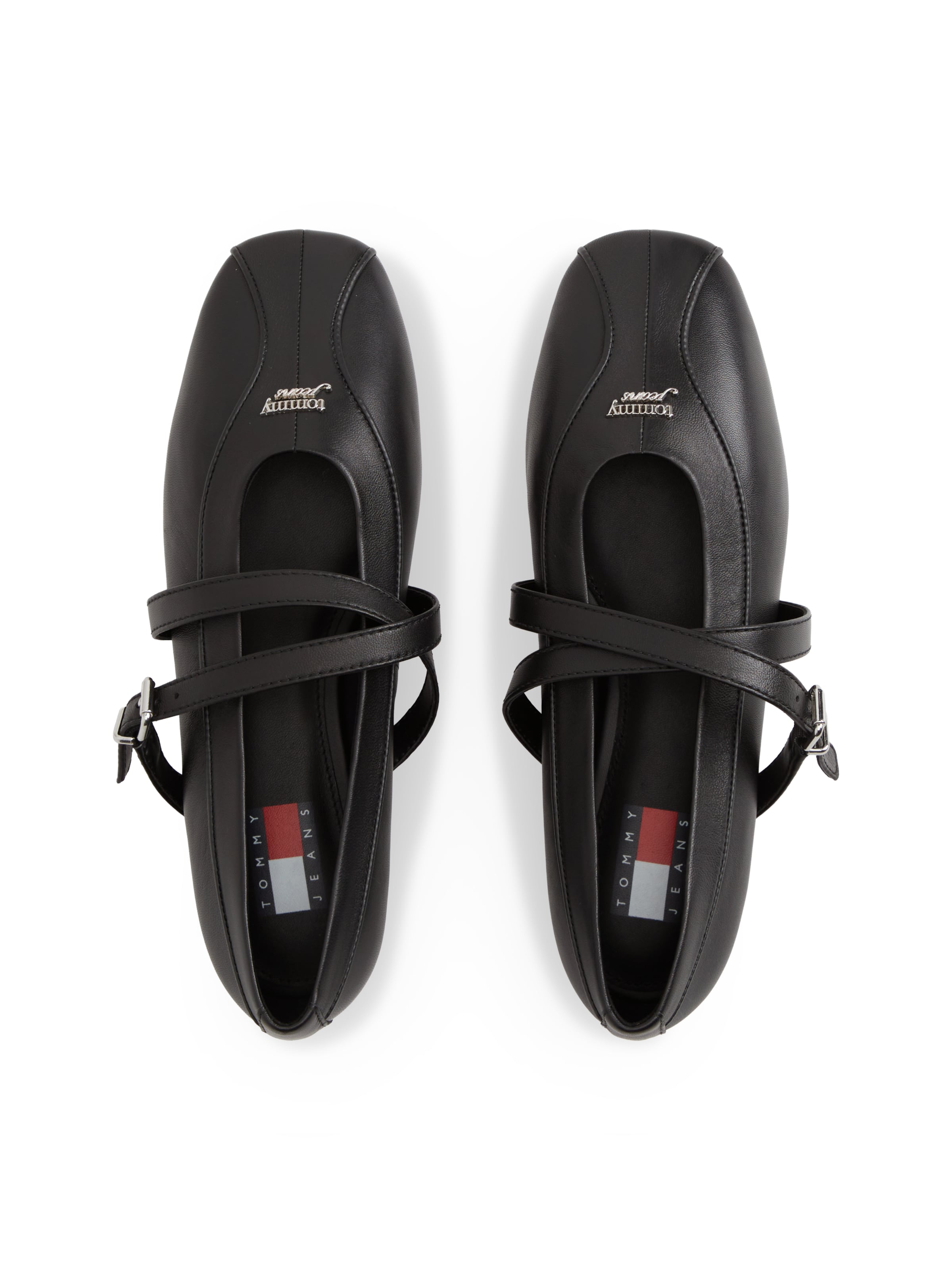 Tommy Jeans - Bailarinas con hebilla en negro
