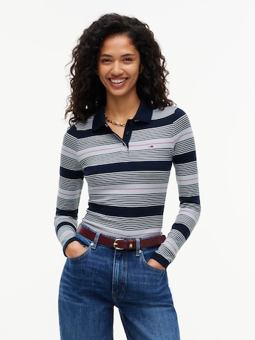 Tommy Jeans - Camisa em azul: frente