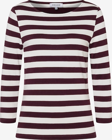 MORE & MORE Shirt 'Evergreen' in Purple: front