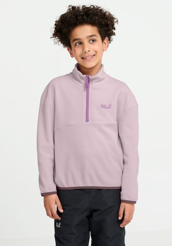 JACK WOLFSKIN Athletic Sweater in Purple: front