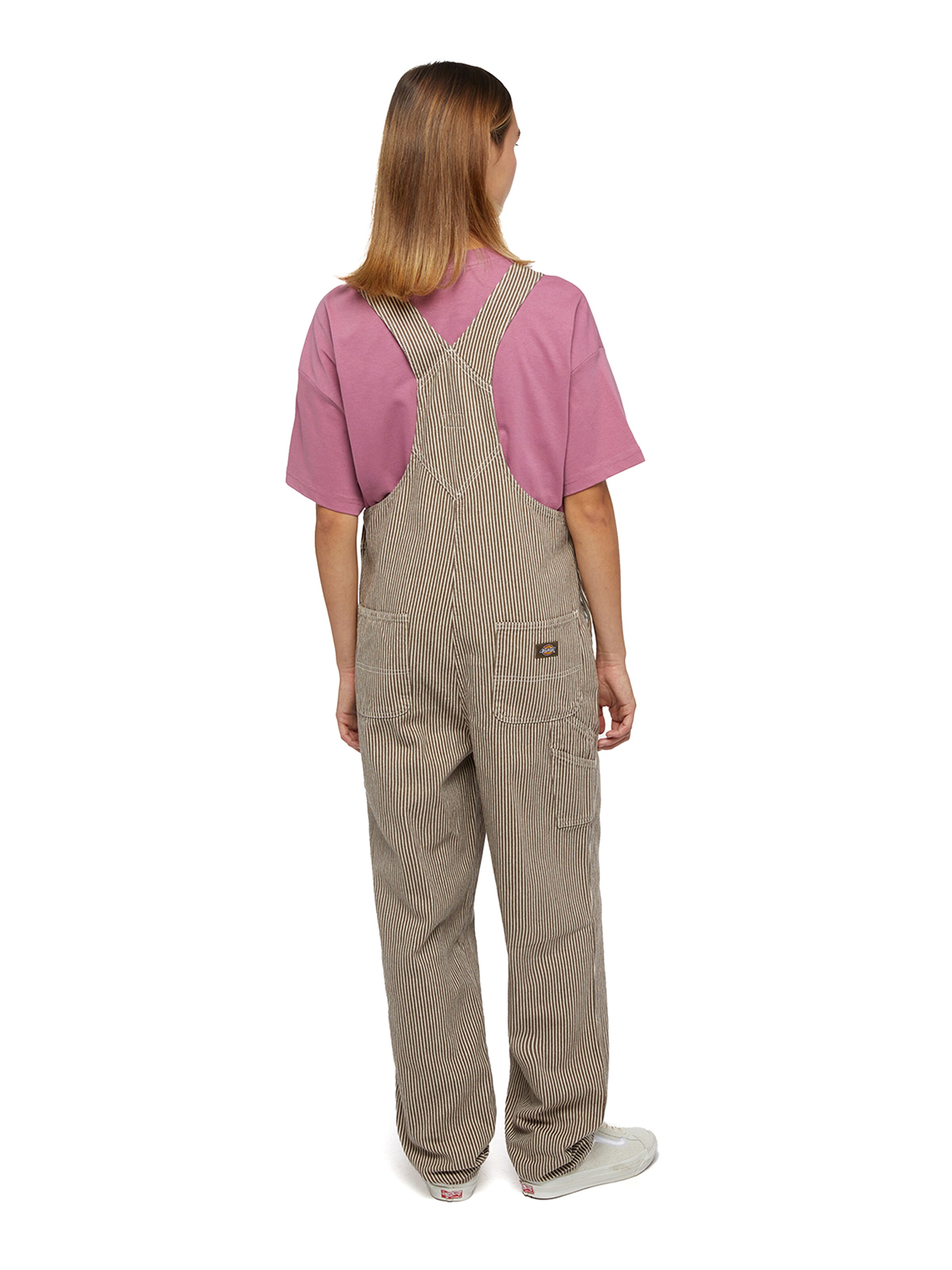 DICKIES Regularen Hlače z naramnicami 'BIB' | zelena barva