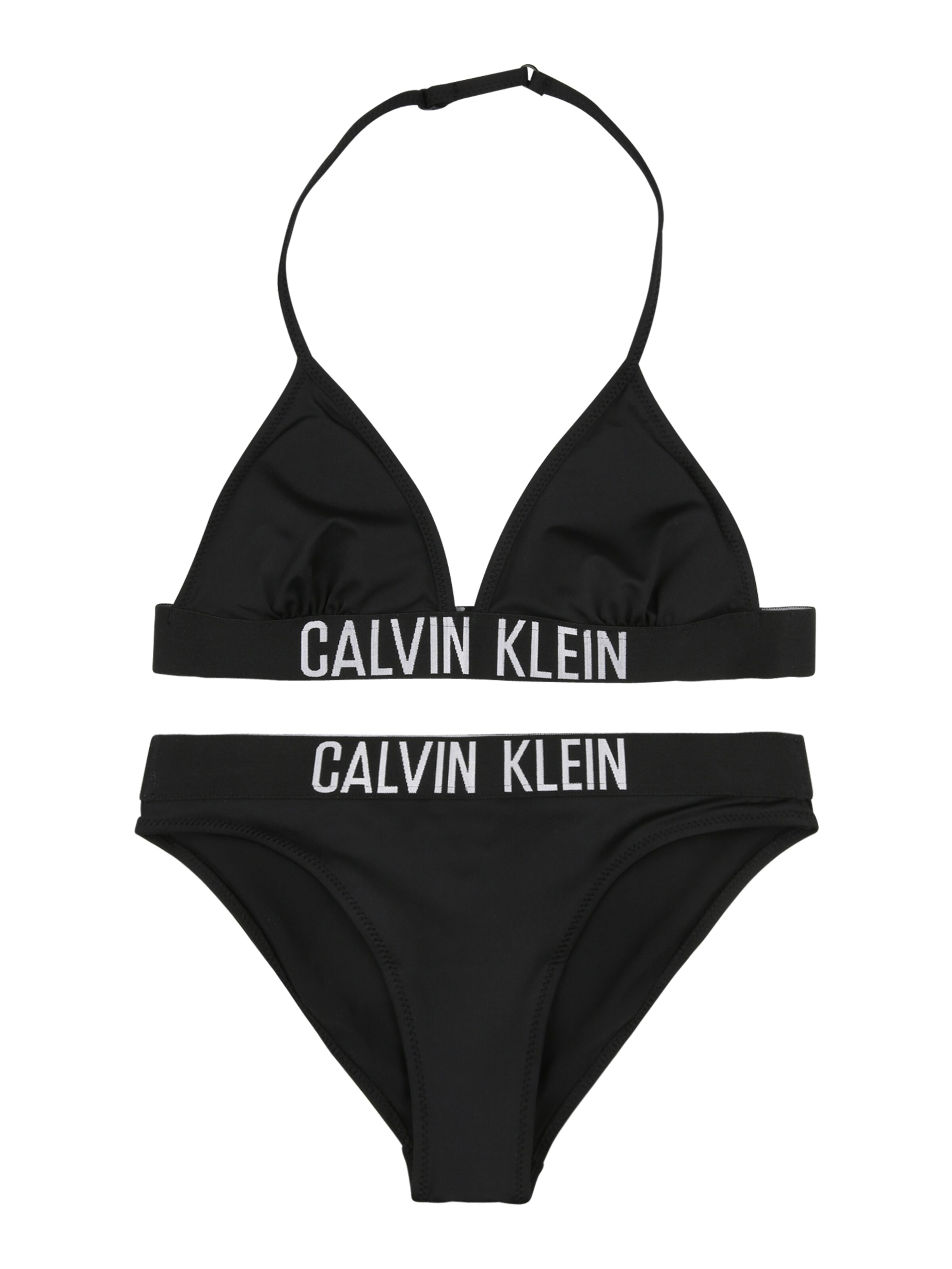 Calvin Klein Swimwear Bikini in schwarz / weiß ABOUT YOU