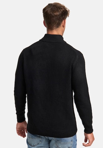 INDICODE JEANS Trui 'Lokant' in Zwart