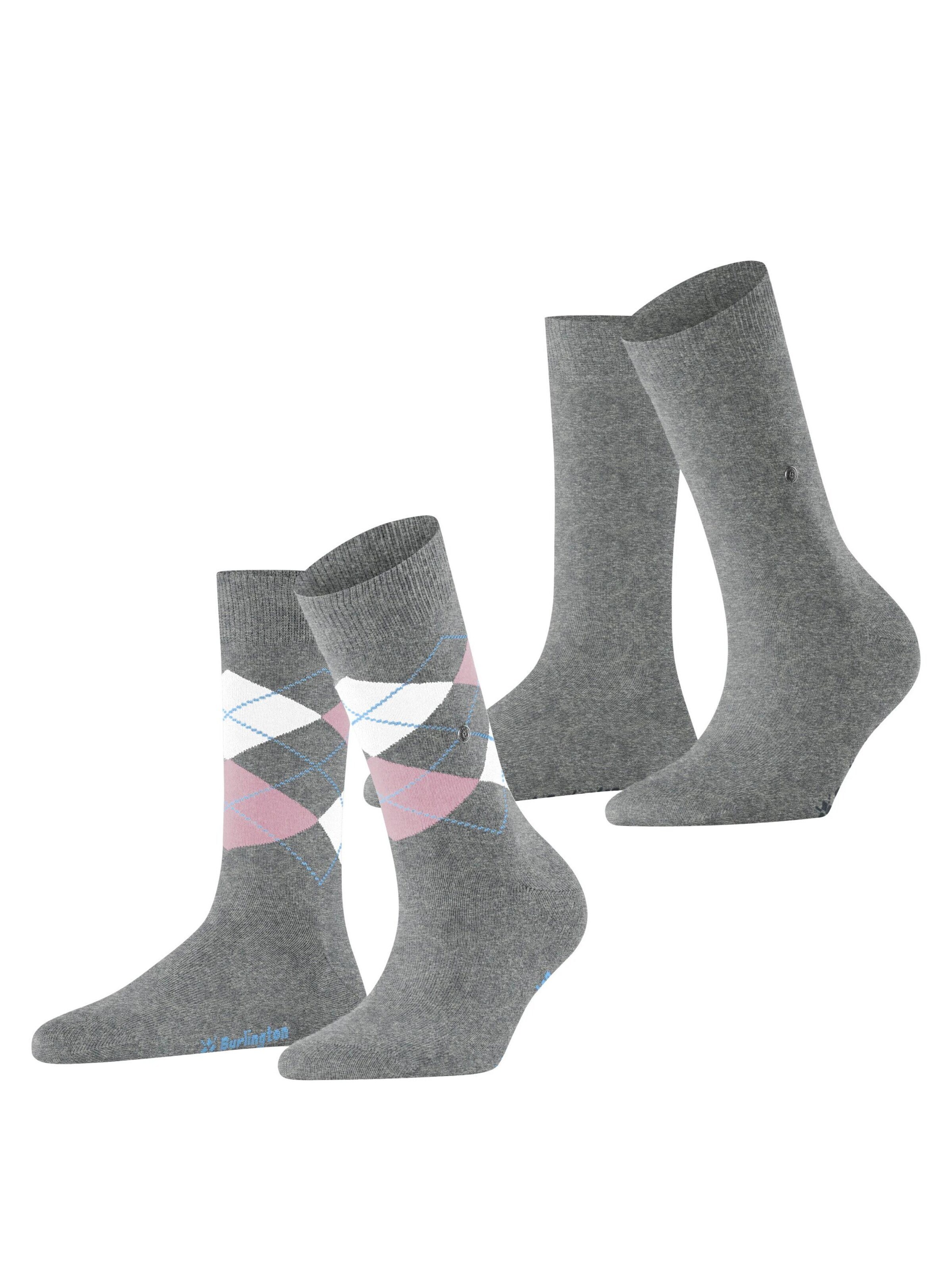 BURLINGTON Socken 'Everyday Mix 2-Pack'‌‌‌‌‌‌‌‌‌ in Grau: Vorderseite