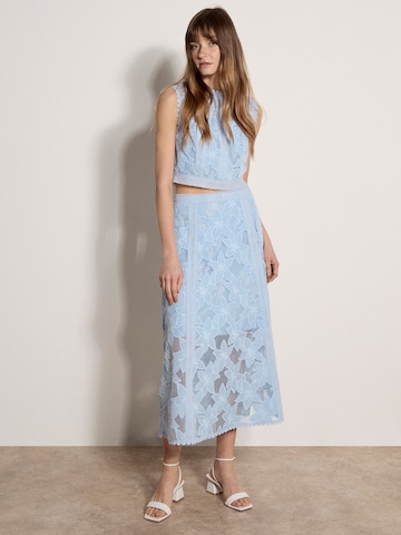 Chemisier ' ' Apricot en bleu