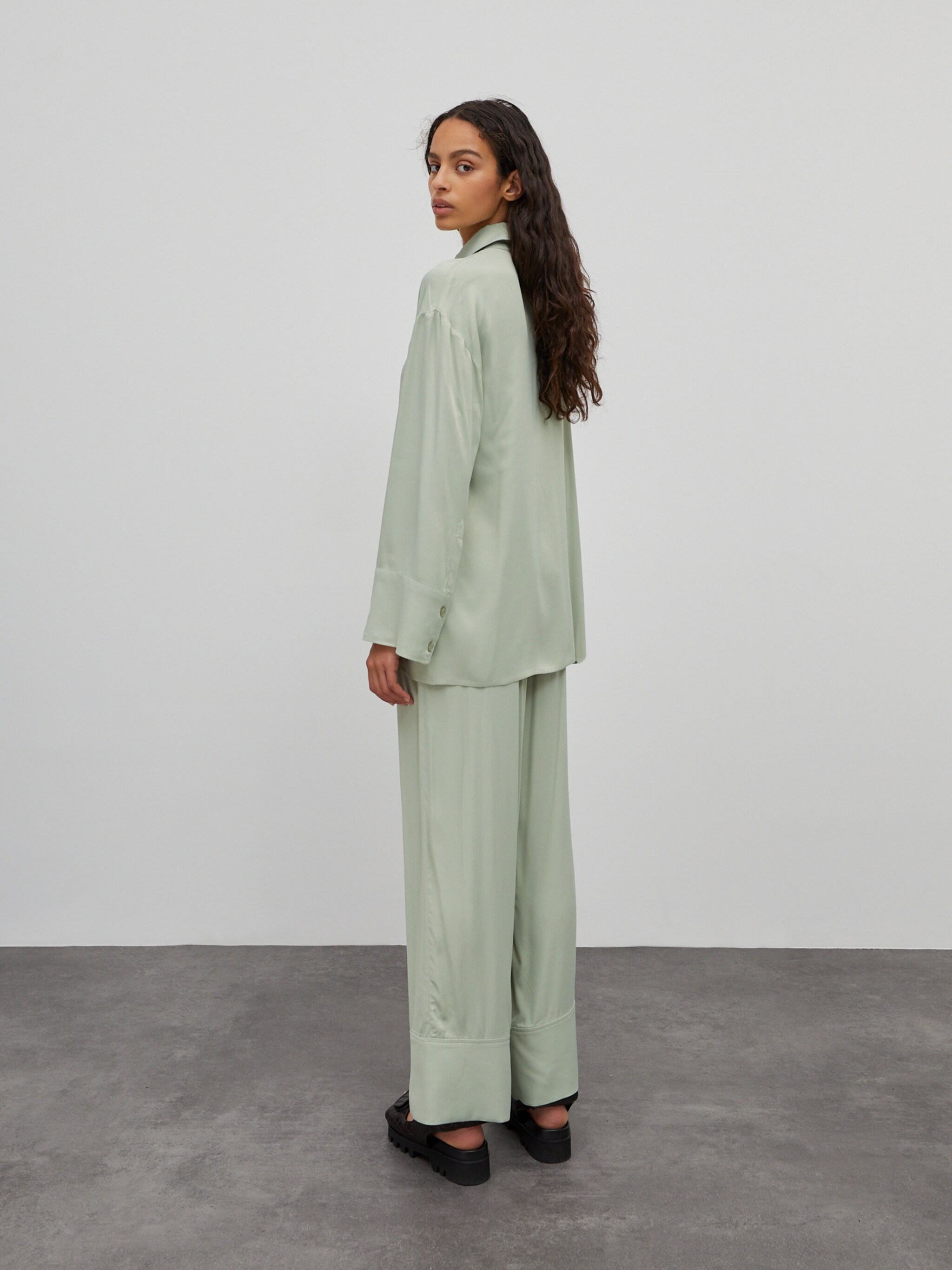 EDITED Producten Broek 'Lyric' Groen