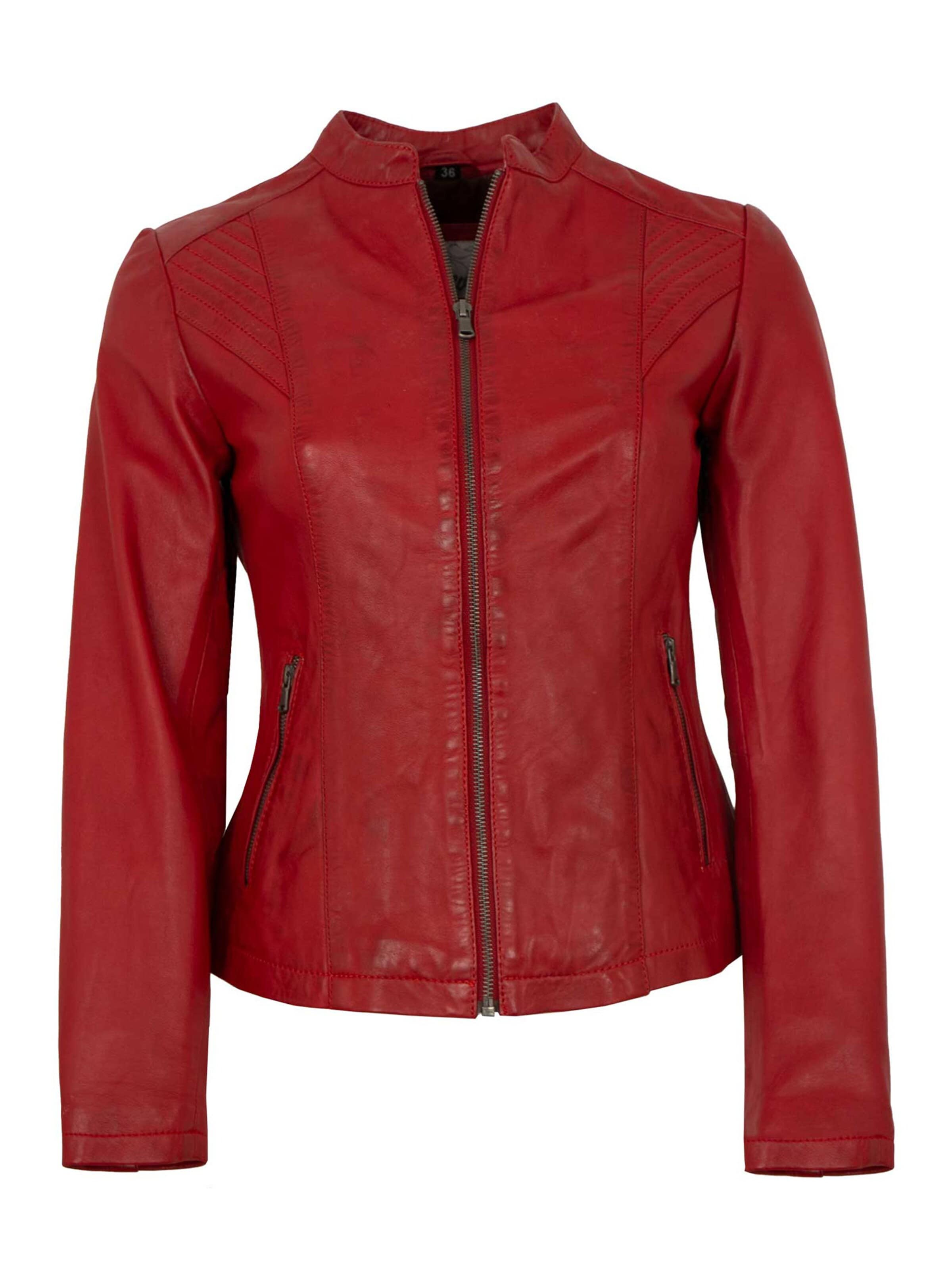 7ELEVEN - Chaqueta de entretiempo 'Mia' en rojo: frente
