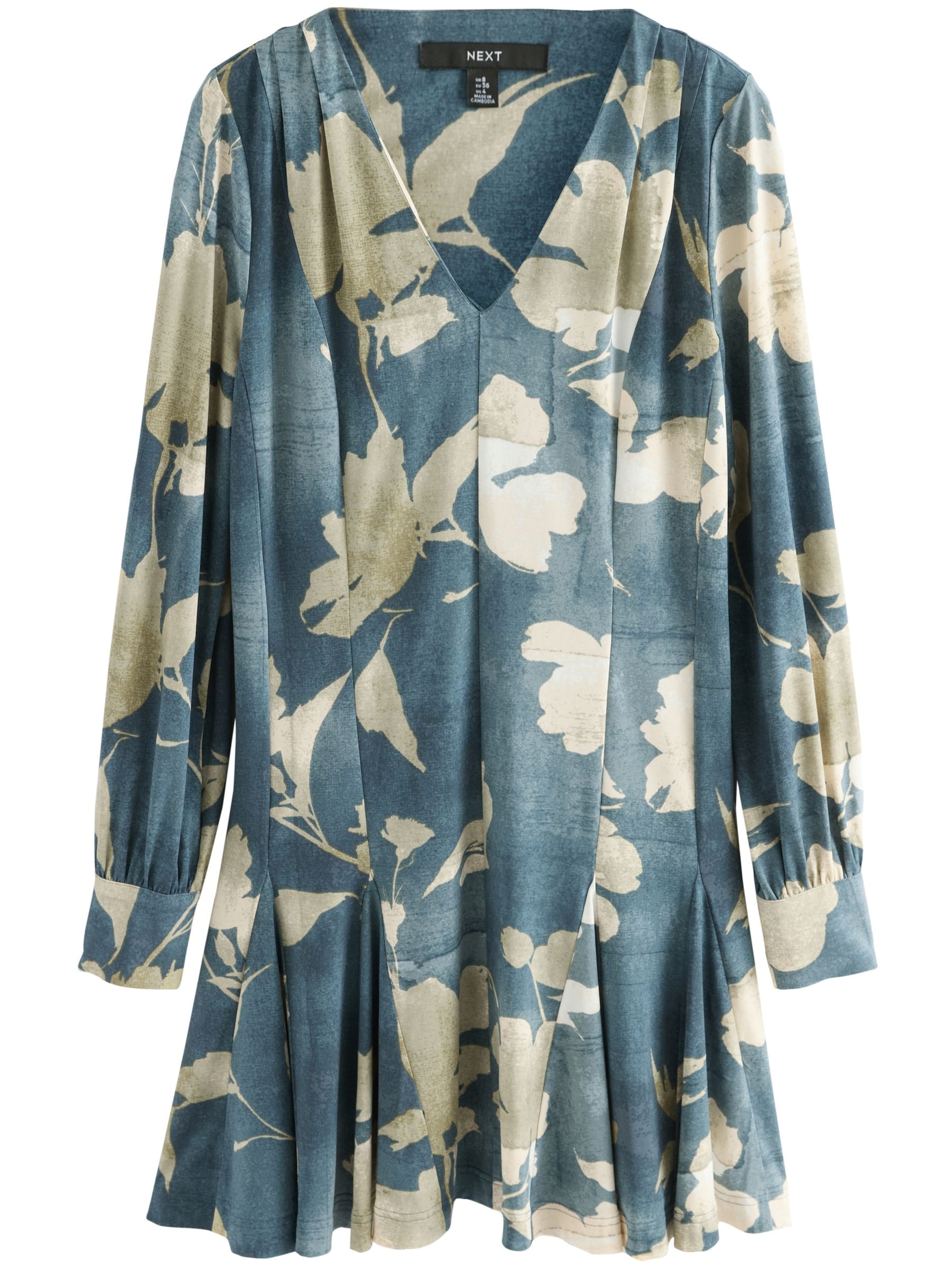 Next Jurk in Blauw: voorkant