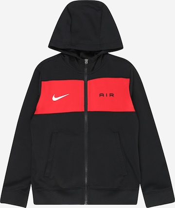 Nike Sportswear Кофта на молнии 'AIR' в Черный: спереди