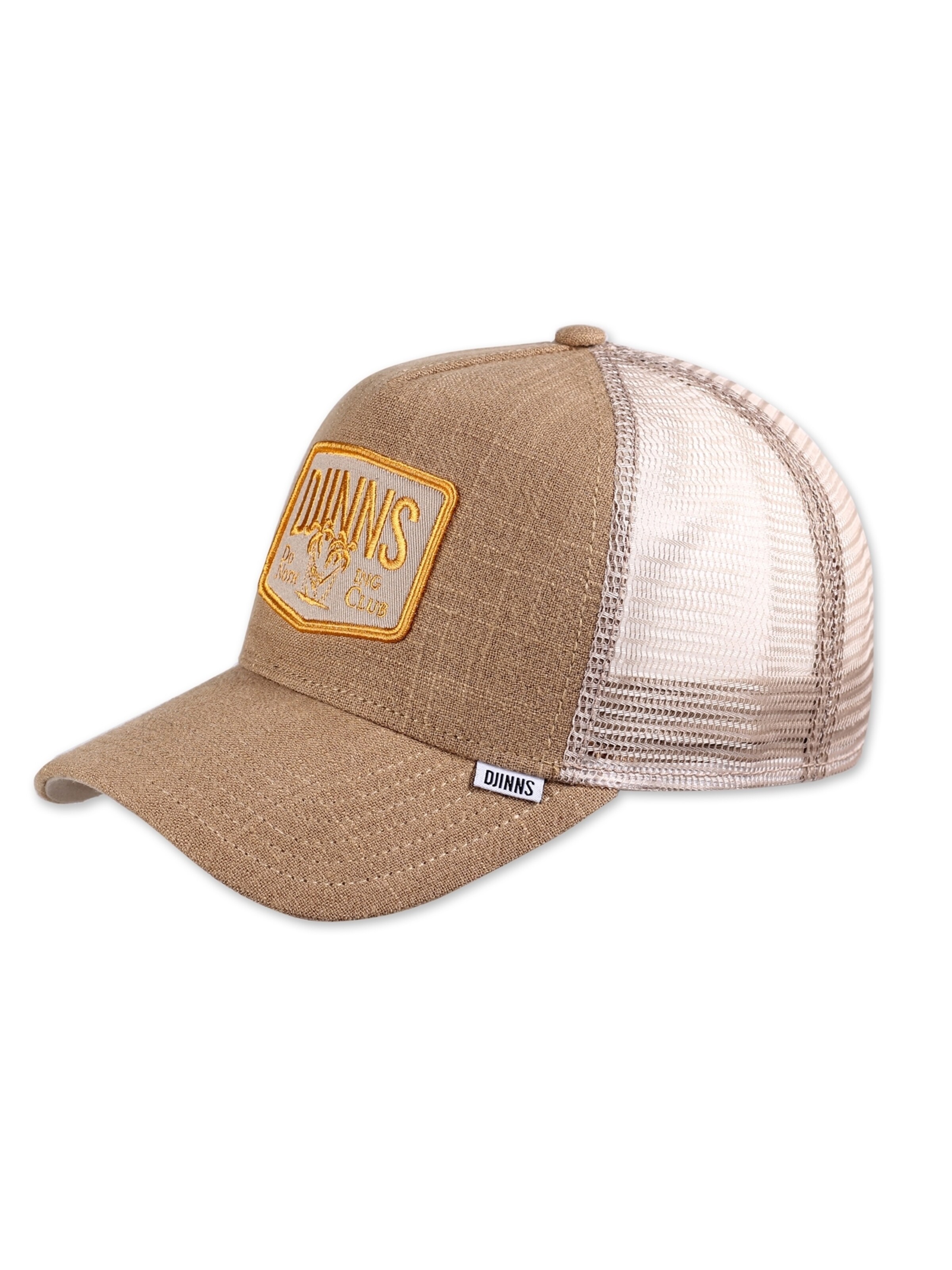 DJINNS Cap 'Hippy' in Yellow: front