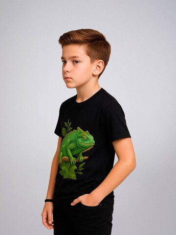 PANTONECLO Shirt 'Pantoneclo Boy's T-Shirt' in Black
