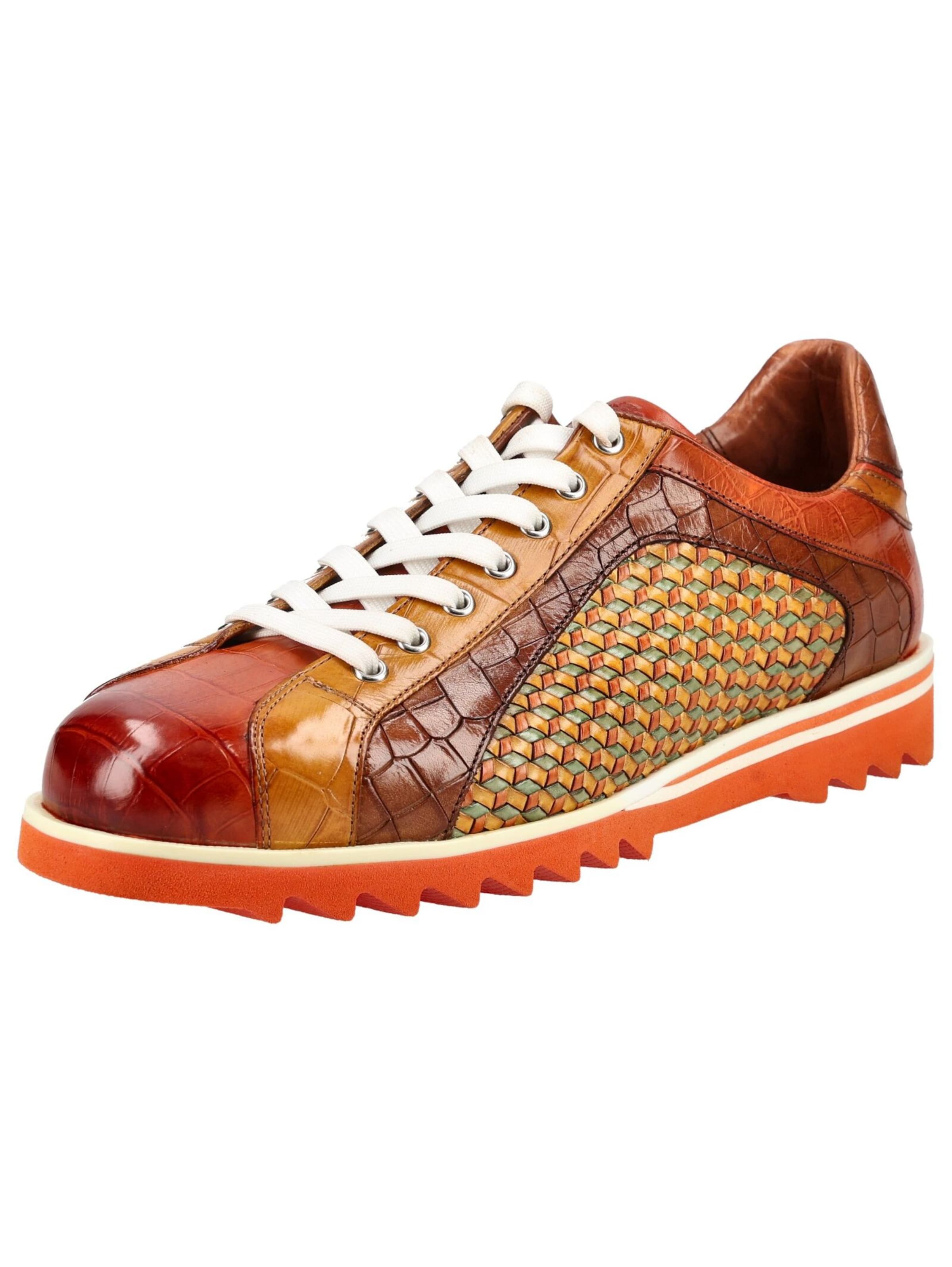 Chaussure à lacets MELVIN & HAMILTON en orange : devant
