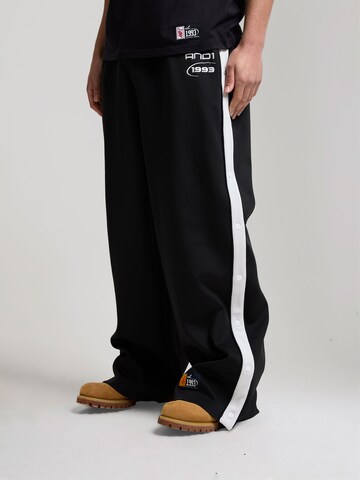 AND1Loosefit Hlače - crna boja