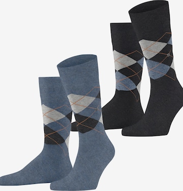 BURLINGTON Socks 'Everyday Argyle' in Blue: front