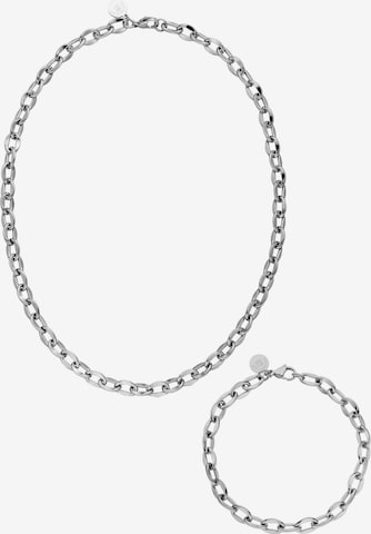 Parure de bijoux 'Flowing' PURELEI en argent : devant