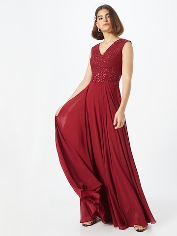 Robe de soirée LUXUAR en rouge