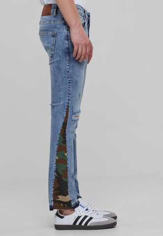 2Y Premium Skinny Jeans in Blau