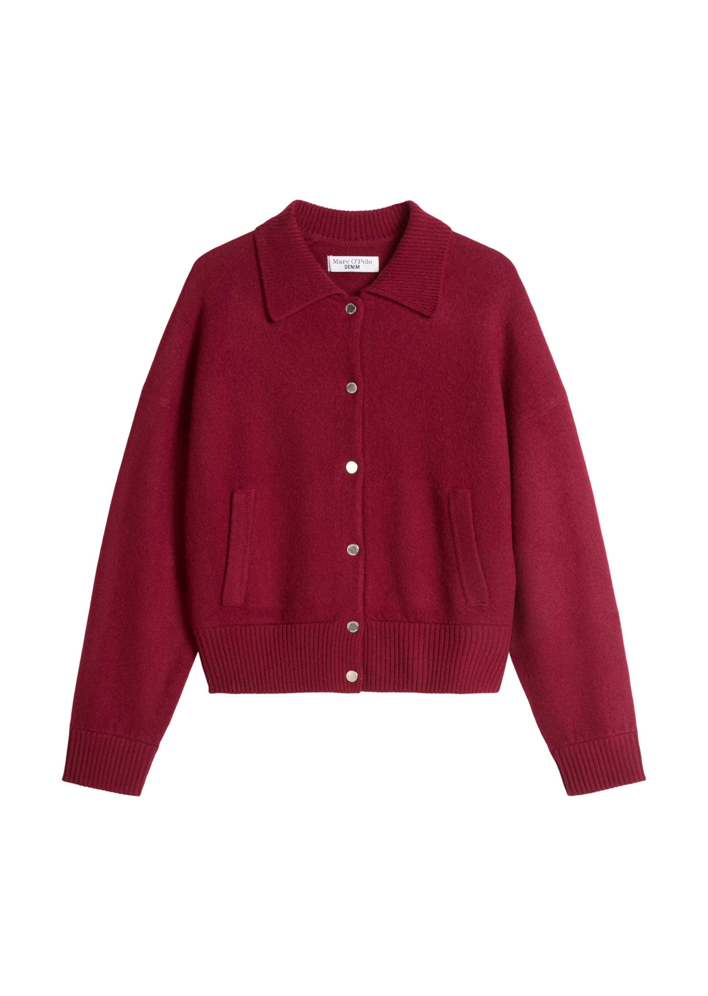 Marc O'Polo DENIM Strickjacke in Rot: Vorderseite