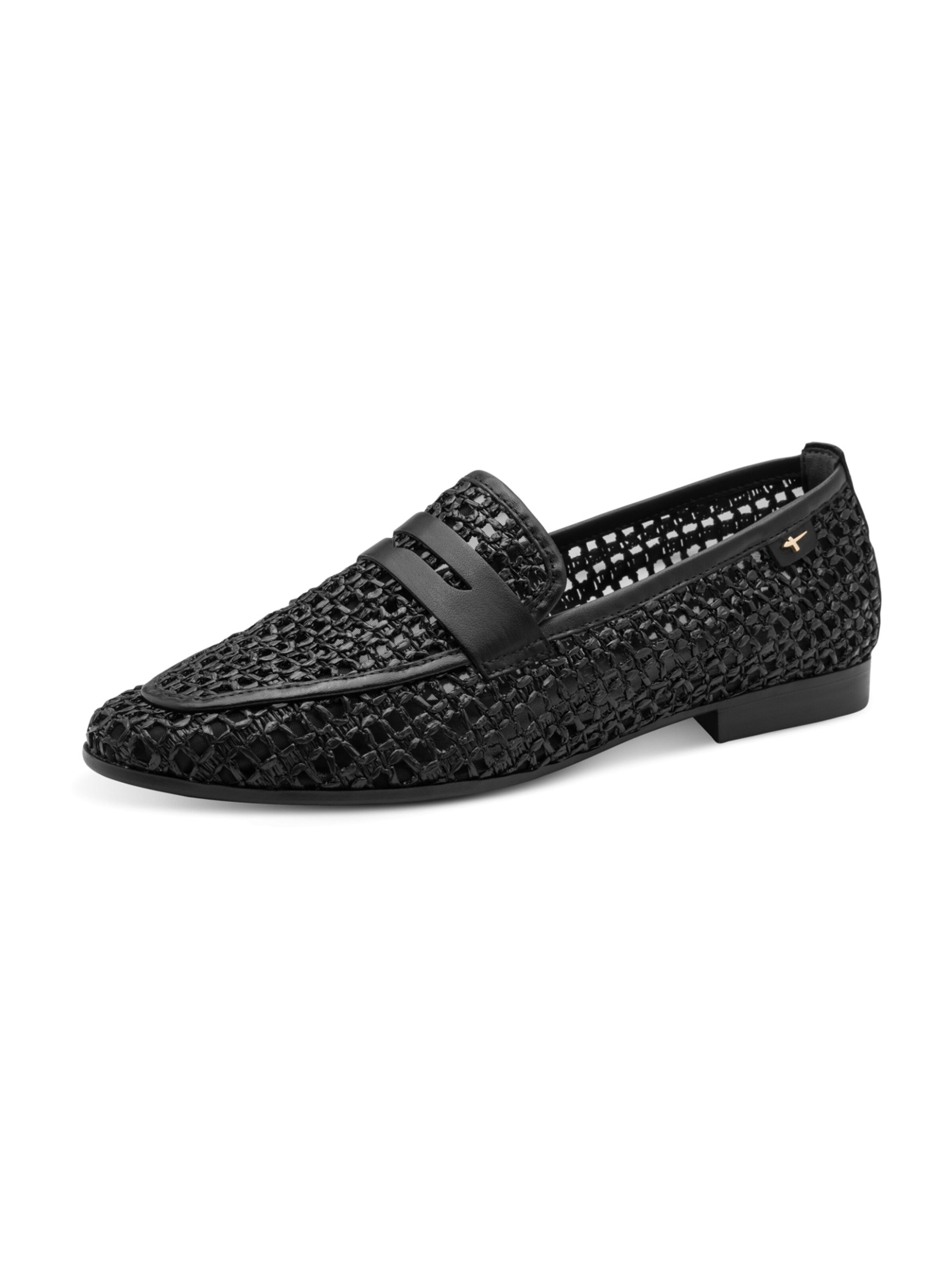 Tamaris Slip-ons in Black: front