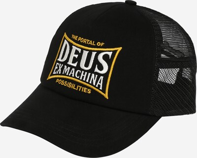 DEUS EX MACHINA Шапка с козирка 'Twinbox Trucker' в жълто / черно / бяло, Преглед на продукта