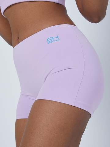 SPORTKIND Skinny Leggings 'Tights' in Lila
