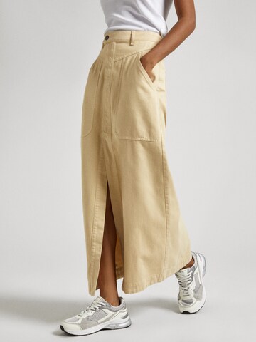 Pepe Jeans Skirt 'Shelby' in Beige: front