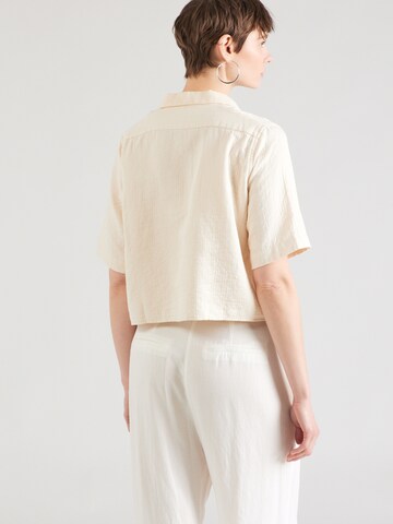 Rotholz Bluse in Beige