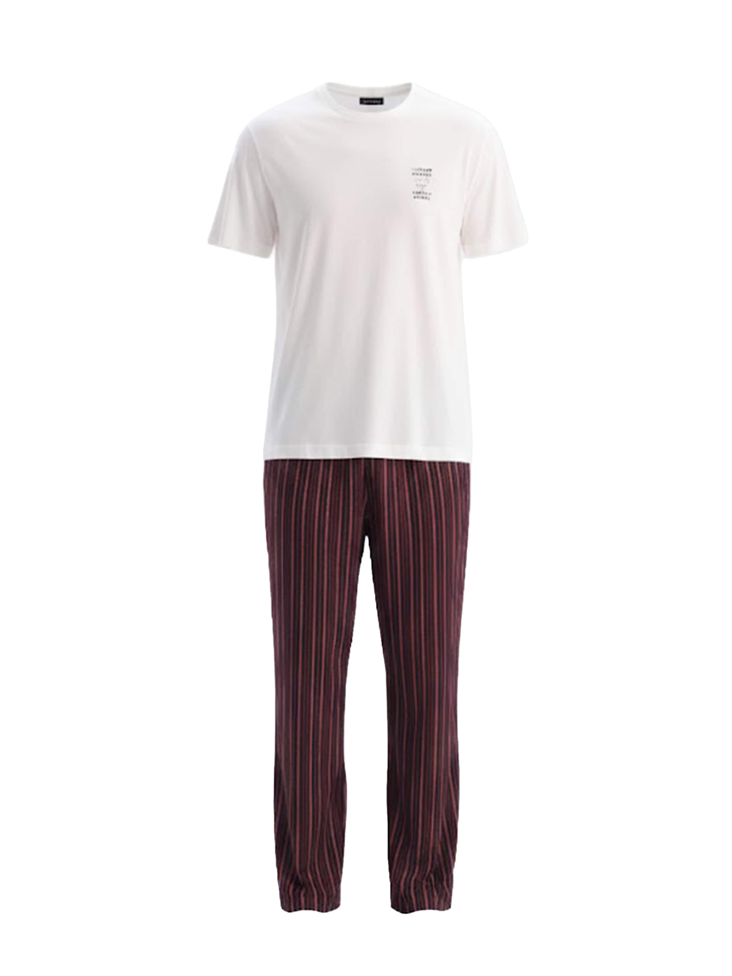 Pyjama long Dagi en blanc : devant