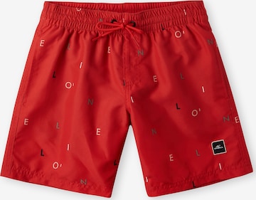 Pantaloncini da bagno 'Cali' di O'NEILL in rosso: frontale