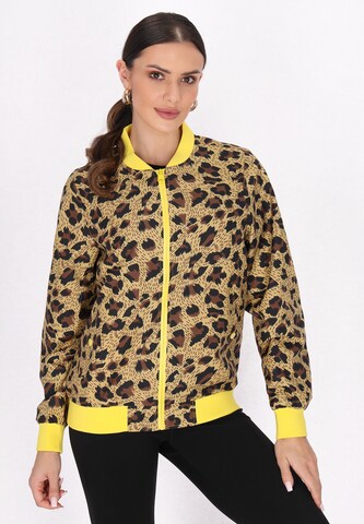 faina Athlsr Jacke in Braun: Vorderseite